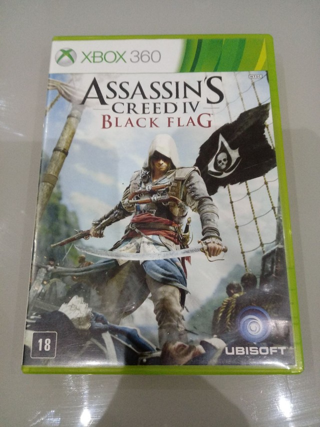Jogo. Original Assassins Creed IV - Para Xbox 360