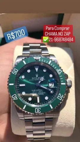 Relógio ROLEX SUBMARINER HULK AUTOMÁTICO ENTREGAMOS 