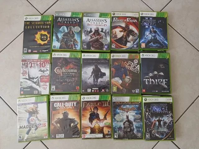 Jogos originais Xbox 360 mídia física, passo cartão - Videogames - Pituba,  Salvador 1255329407