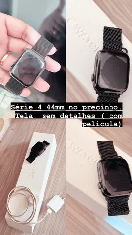 Apple Watch - Séries SE - 44mm - Preto - GPS - Usado Apple Apple Watch  Apple Watch TudoiPhone: O Maior Clube de Compra, Venda e Troca de iPhones  e Equipamentos Apple 