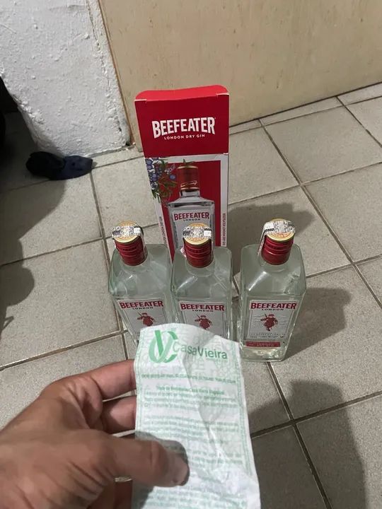 Gin Beefeater London Dry Gin - 3 Garrafas