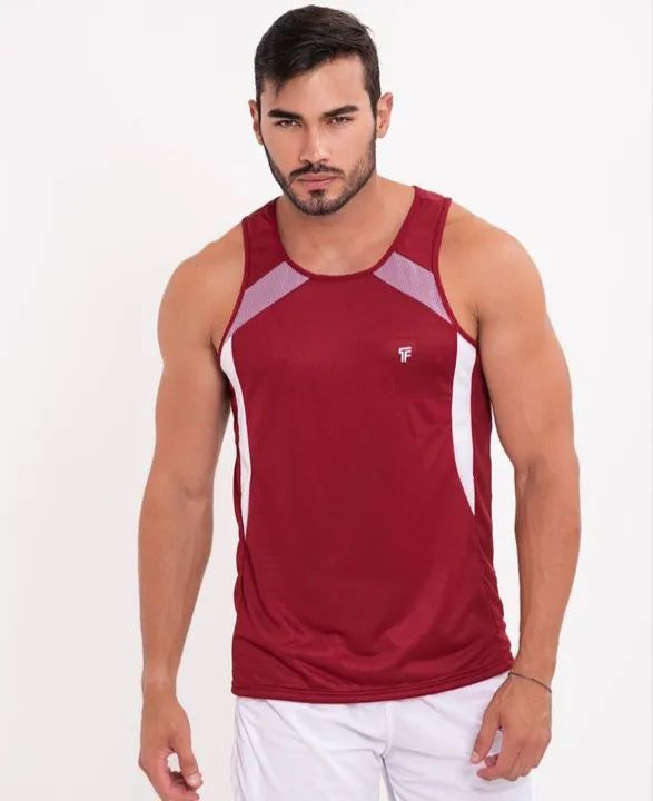 Regatas masculinas dry fit do P ao GG  - Foto 2