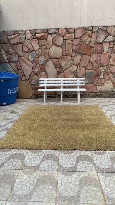 Tapete felpudo semi novo 2,4m x 3,00m aceito troca