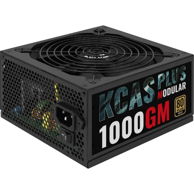 Fonte Gamer ATX Aerocool KCAS 1000GM 80 Plus Gold 1000w FULL RANGE APFC - Loja Coimbra