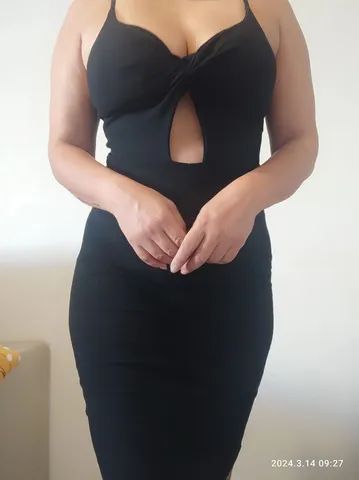 Vestido Preto Tubinho 