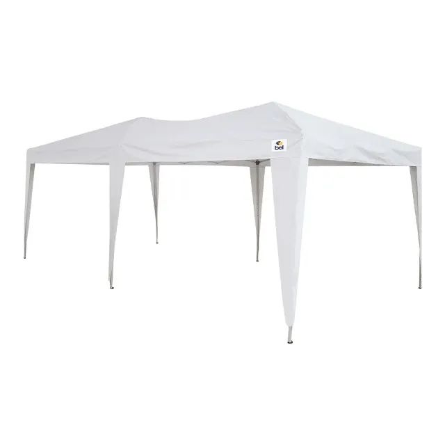 Tenda Gazebo 3x6 Metros Dobrável Pagoda Branco Bel - Foto 3