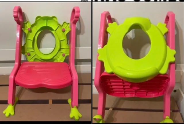 Escadinha p treinar uso do vaso e parada c as fraldas  - Foto 2