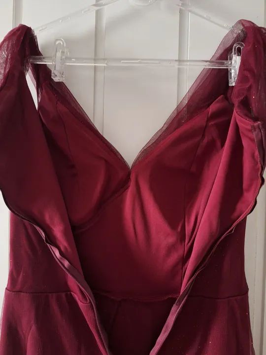 Vestido de festa Marsala  - Foto 4