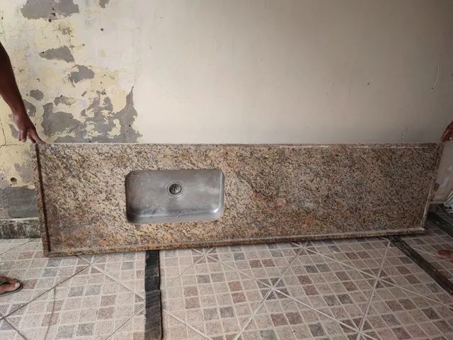 Bancada Granito + Cuba em INOX + VÁLVULA - Foto 2
