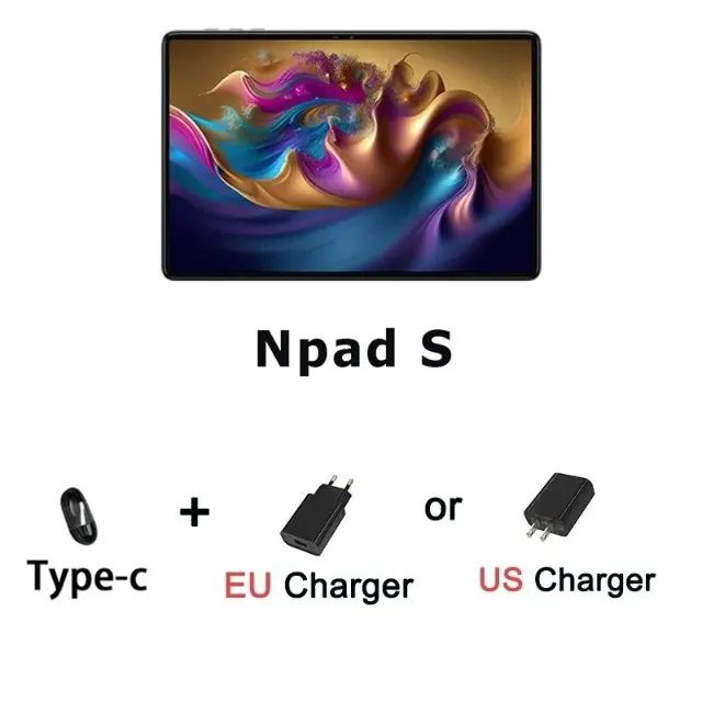 Tablet NPad S 10,1 polegadas 4GB 64GB Android 12 8 núcleos MTK