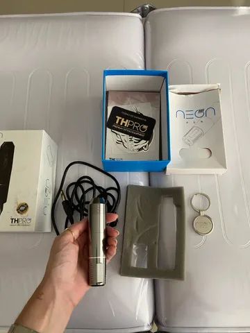 Máquina de tatuagem NEON PEN TH PRO - Chumbo - Foto 2