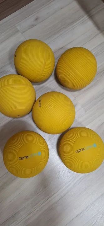 Bola borracha ballet pilates 6 unidades - Foto 2
