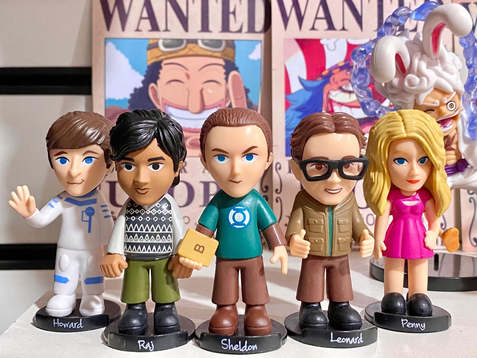 Bonecos The Big Bang Theory - 5 Personagens