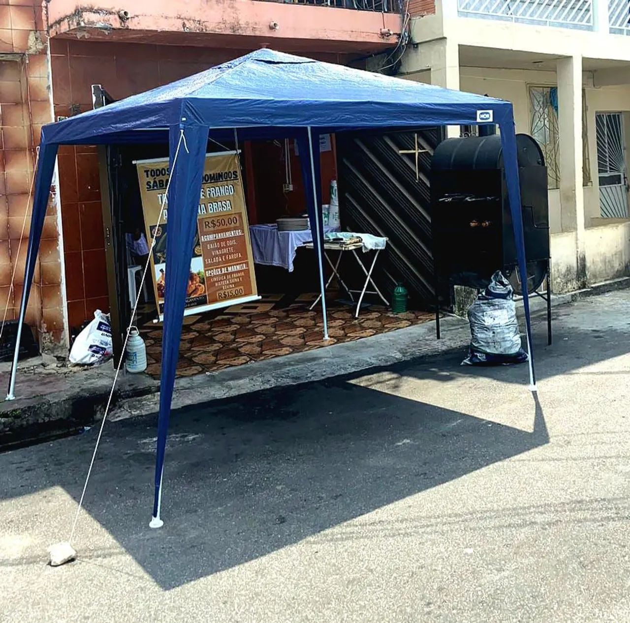 Barraca Gazebo Ráfia Mor - Entregamos  - Foto 4