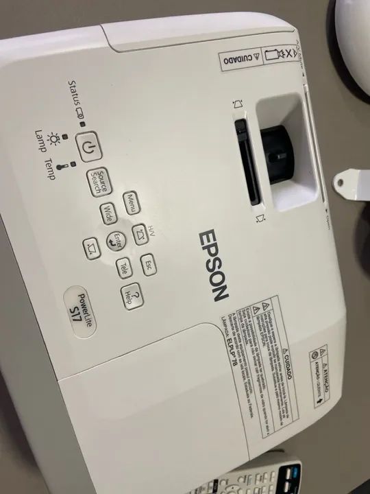 Kit Projetor Epson PowerLite S17 NOVÍSSIMO - Foto 5