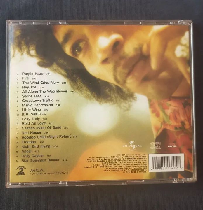 CD jimi Hendrix experience Jimi. CD rock jimi hendrix - Foto 5