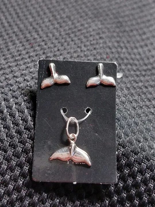 Brinco rabo de sereia + pingente rabo de seria - Foto 3