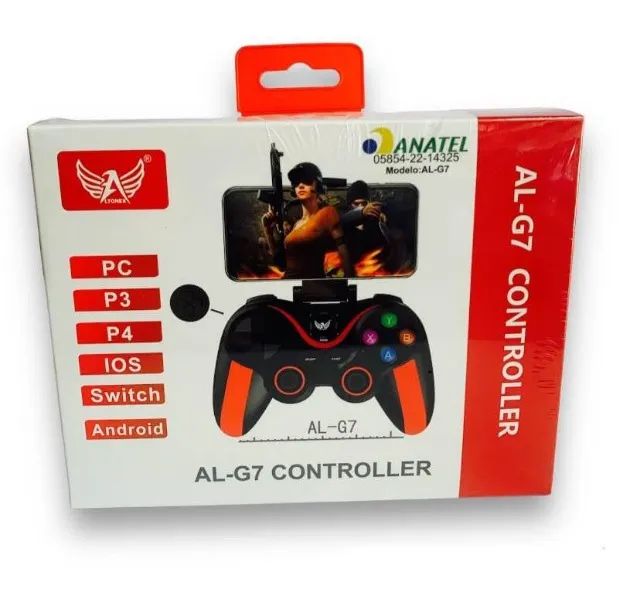 Controle Sem Fio Gamepad Bluetooth Para Celular