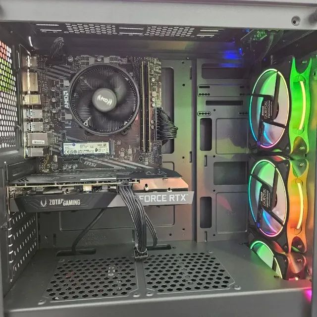 Pc Gamer + Monitor 24pl Ryzen 7 5700g 16gb 512ssd 1 ano de garantia - Foto 2