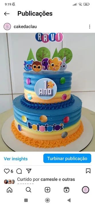 Bolo de aniversário personalizados  - Foto 4