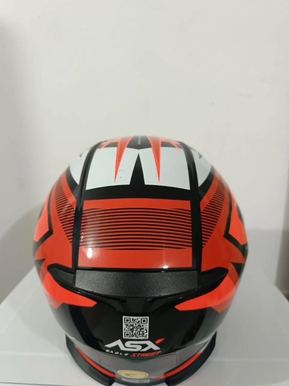 Capacete ASX Tamanho 58M + Viseira Preta - Foto 2