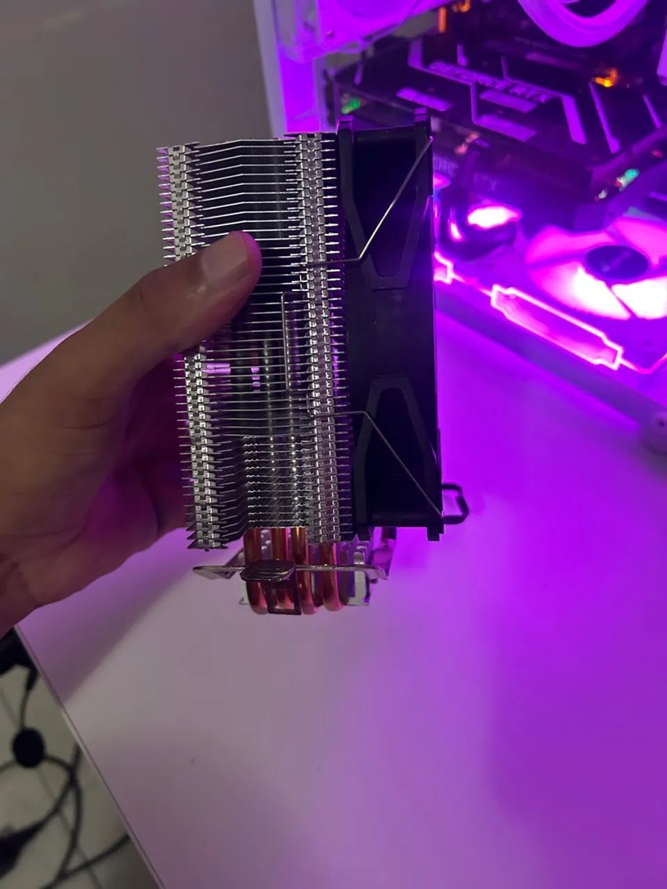 Air cooler rgb para processador Redragon - Foto 3