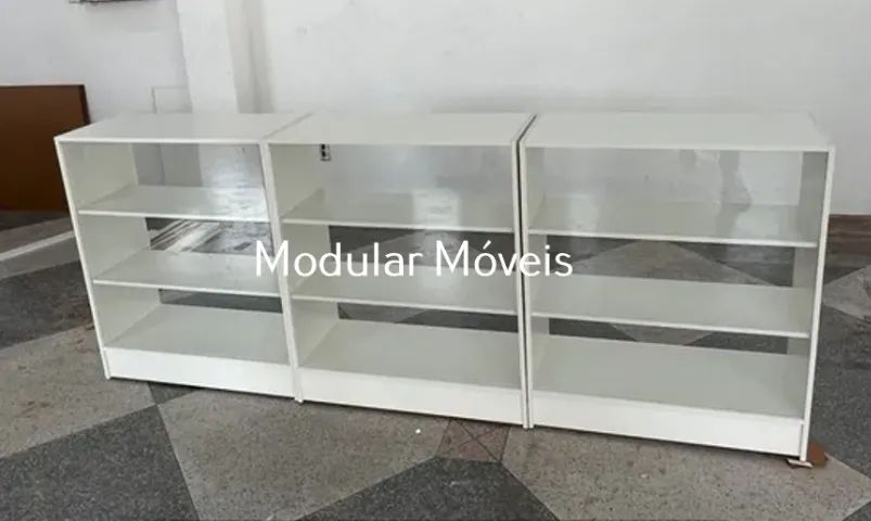 3 Balcões Vitrines + 3 Estantes Prateleiras  - Foto 3