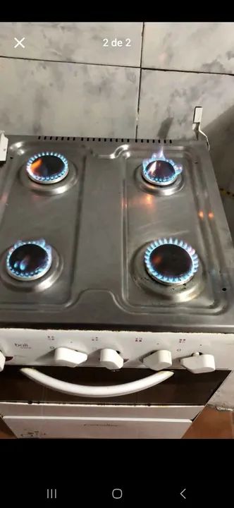 Fogão 4 Bocas a Gás