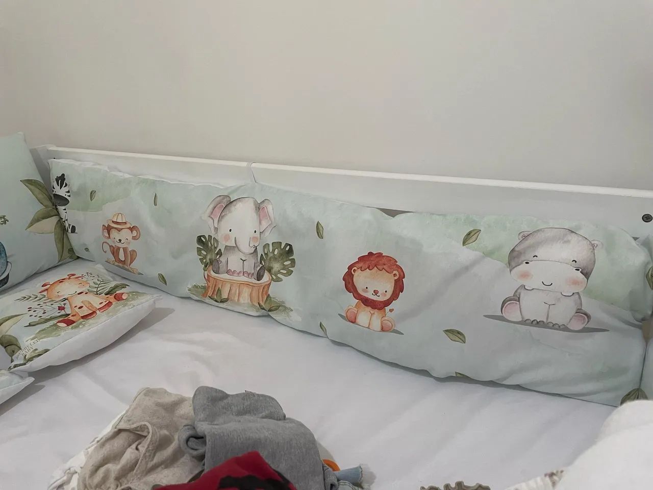 Enxoval de Berço Infantil - Tema Safari - Foto 4