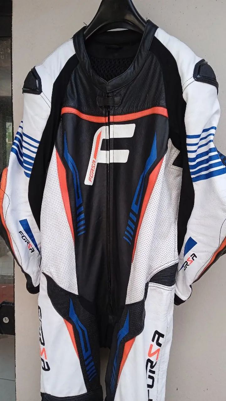 Macacão de Couro Forza para Motociclista TM 58 