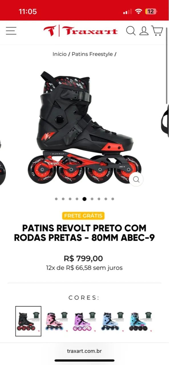 PATINS REVOLT TRAXART N° 43/44 - Foto 5