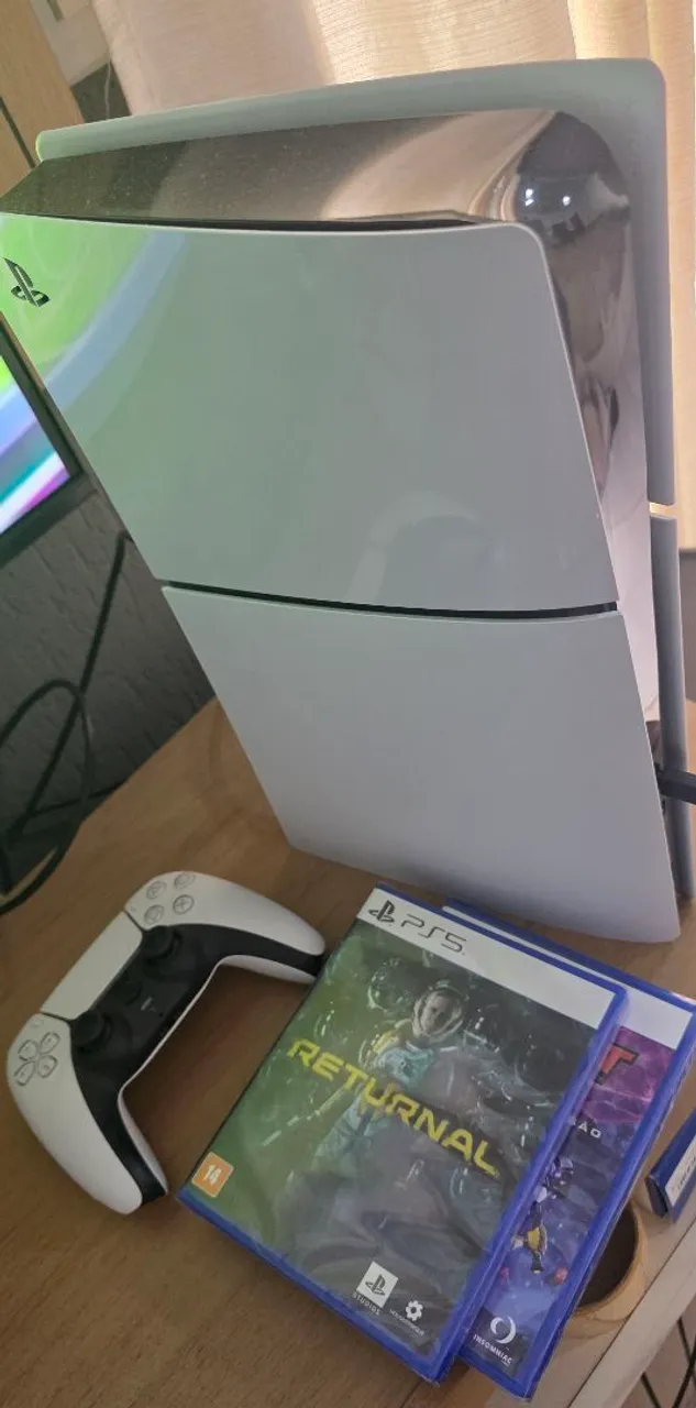 PlayStation 5 (PS5) - MÍDIA FÍSICA -- NA GARANTIA , Com 2 Jogos