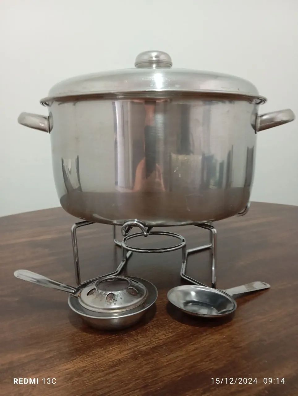 Panela 7,5 lts inox 