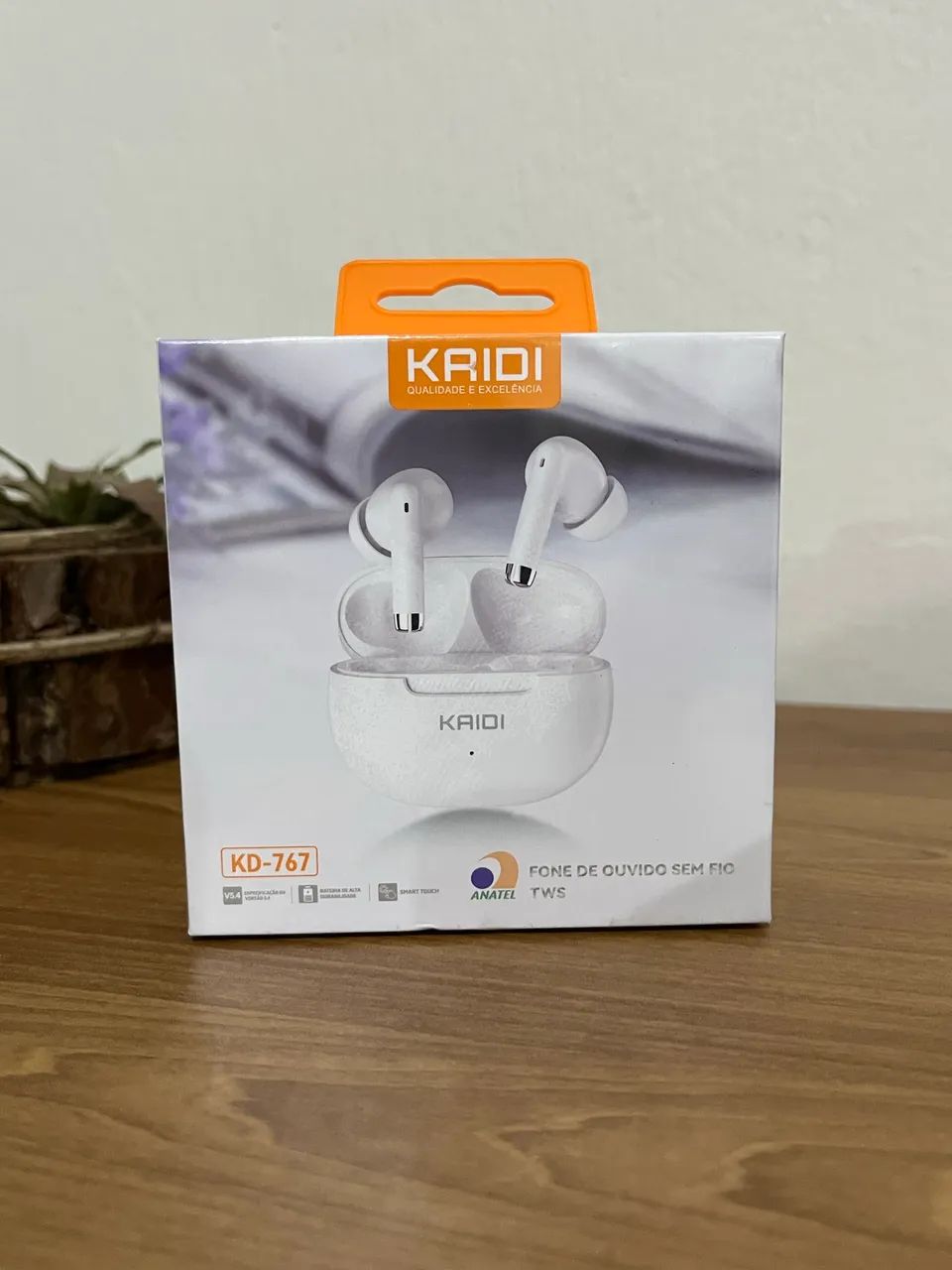 Fone Bluetooth Kaidi Branco 64308480668290121