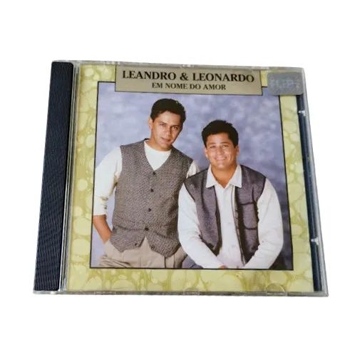 CD Leandro e Leonardo Em Nome do Amor 1996 Globo Records Sertanejo - Foto 4