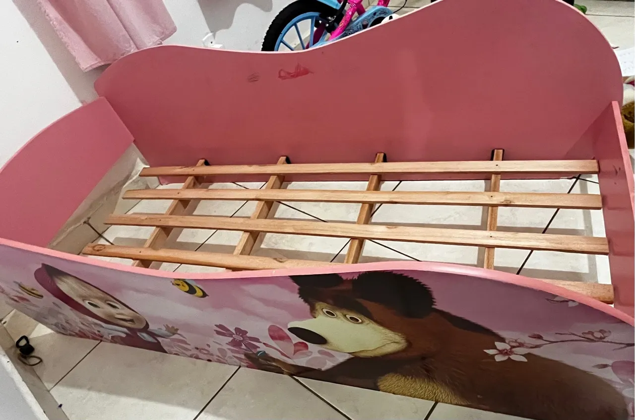 Cama Infantil Masha e o Urso/ com colchão