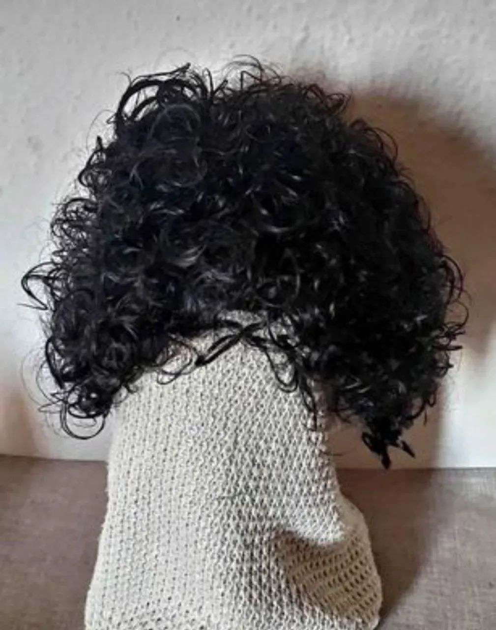 Peruca Cacheada Cabelo Humano Nova  - Foto 4