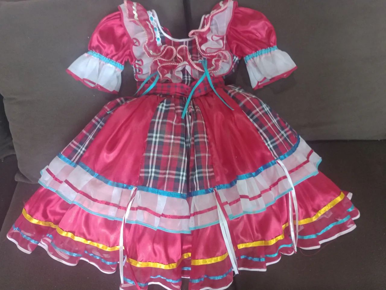 Vestido junino, infantil  - Foto 4