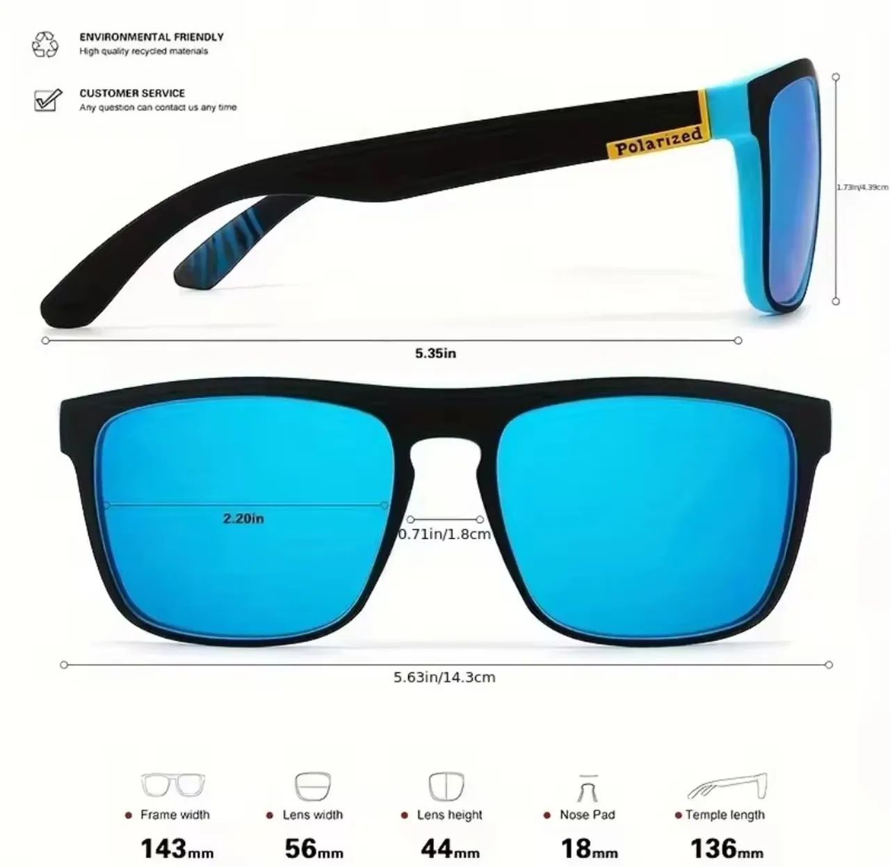 ÓCULOS LENTES POLARIZADOS+UVA E UVb - Foto 5