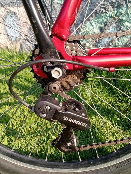 Bicicleta Quadro Caiçara Aro 26 Com 21 Marchas - Foto 4