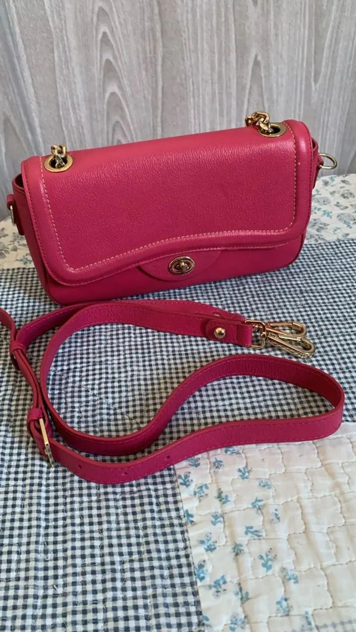 Bolsa Feminina de Couro Jorge Bischoff - Foto 2