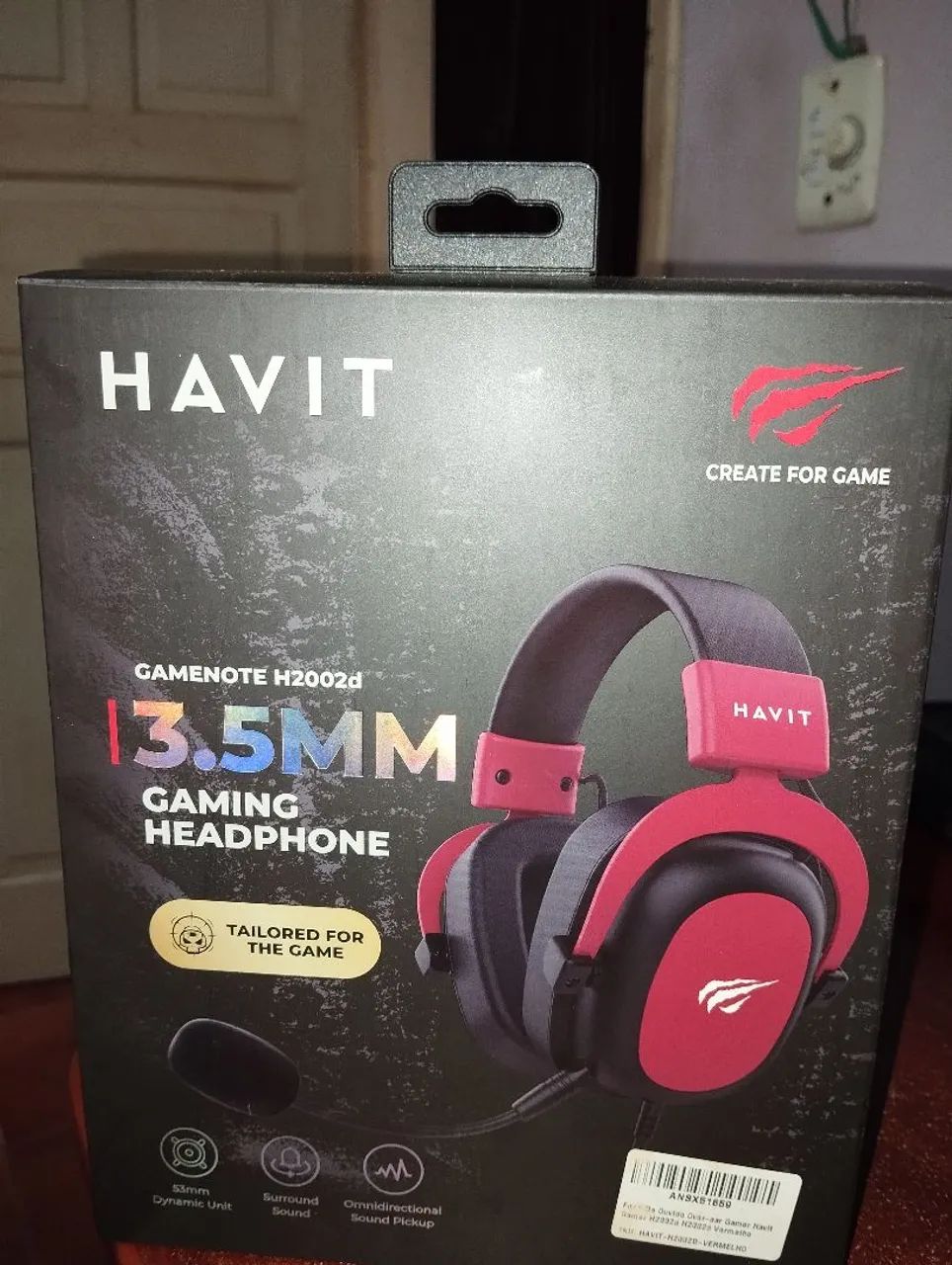 Headset Gamer Havit H2002d 3.5mm