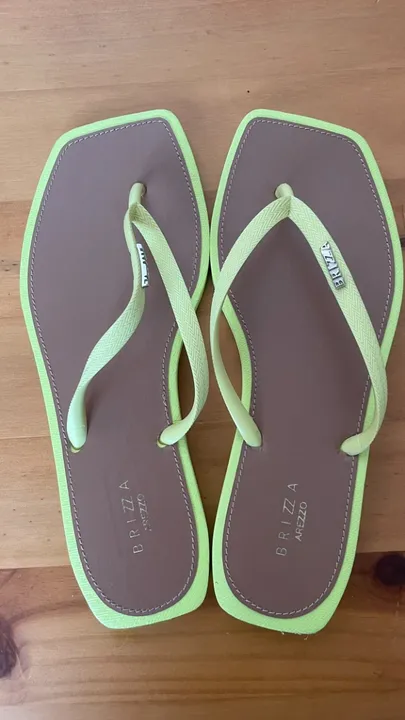 Chinelo de Dedo Arezzo - Amarelo - nº 39/40
