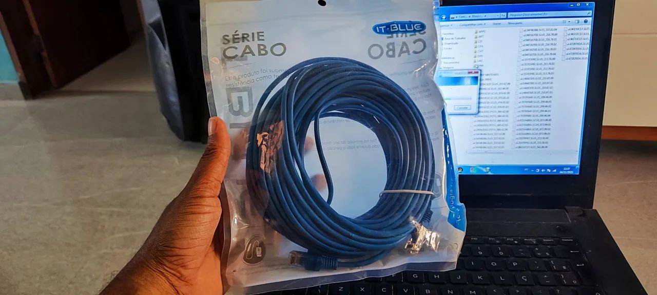 Cabo de rede 15 metros, internet Rj45 
