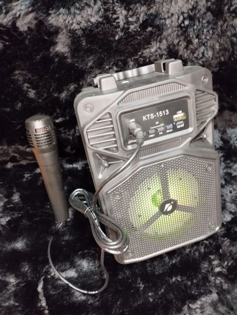 Caixa de som com microfone  - Foto 4