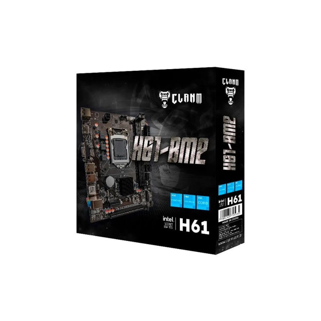 PLACA MÃE H61 | SOCKET LGA 1155 - DDR3 - M.2 NVMe - CLANM - Foto 5