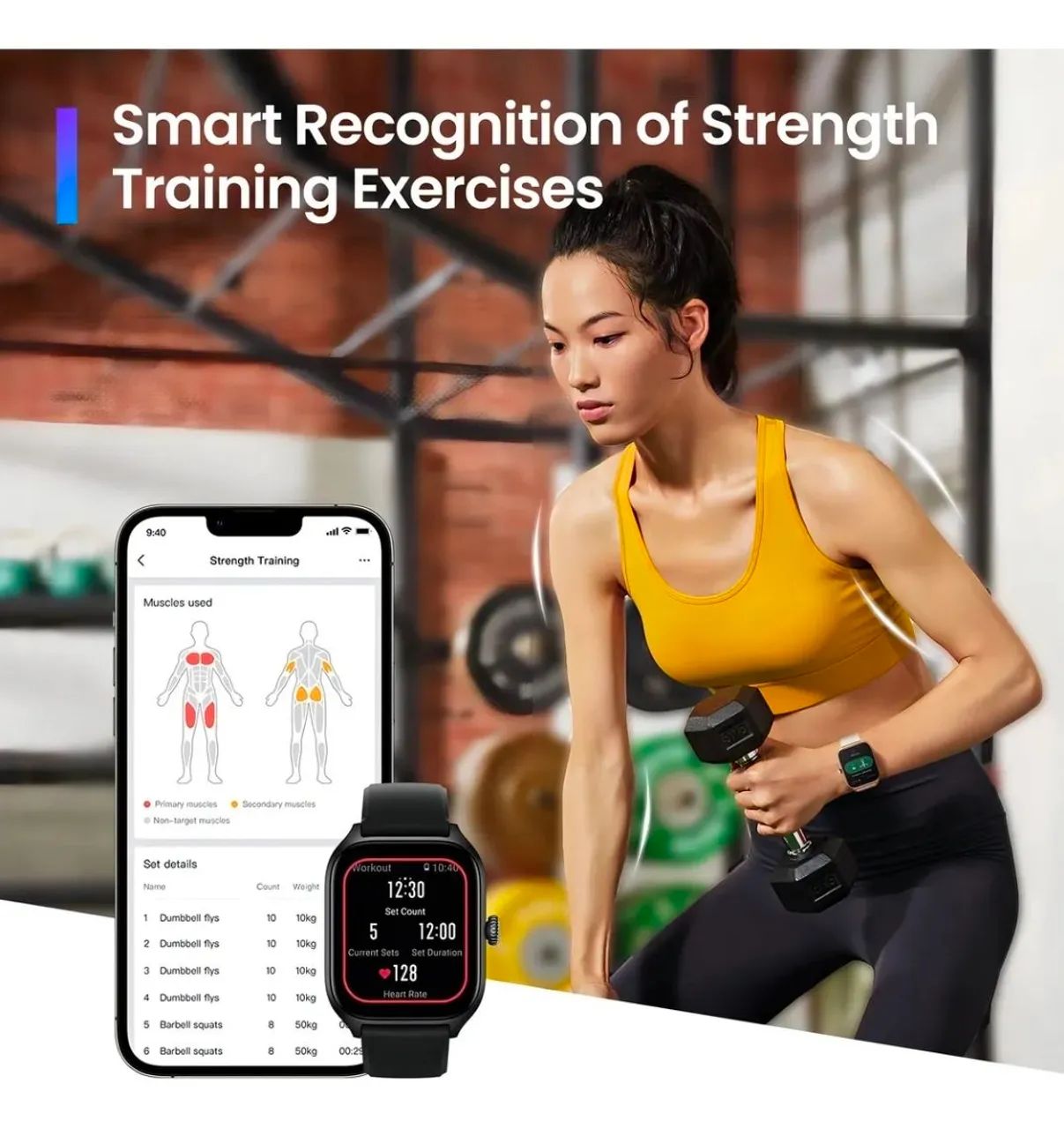 Amazfit GTS 4 Tela Amoled HD com GPS - Foto 3