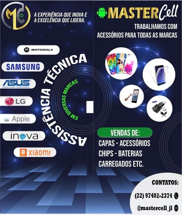 Loja de Acessórios de Celular e manutenção - Master Cell - Foto 3