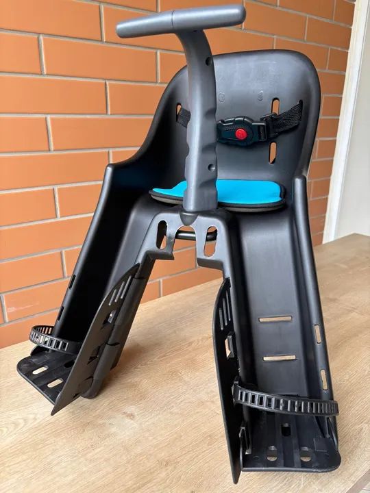 Cadeirinha Bike Polisport Kangaroo Ff Azul Dianteira