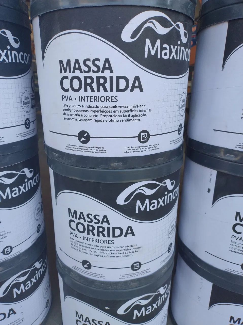 Massa Corrida PVA Interior Maxinc 21kg
